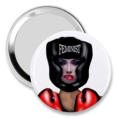 Feminist 3  Handbag Mirrors by Valentinaart