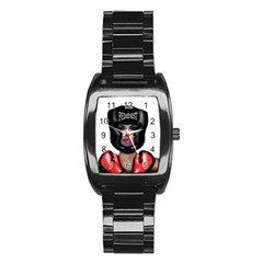 Feminist Stainless Steel Barrel Watch by Valentinaart