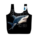 The Shark Movie Full Print Recycle Bags (M)  Back