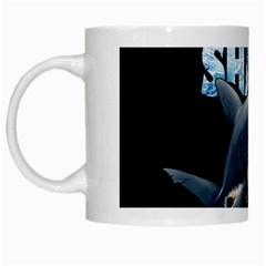 The Shark Movie White Mugs by Valentinaart