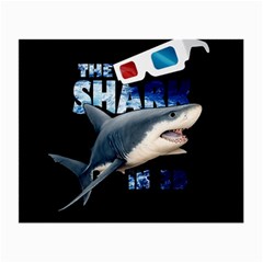 The Shark Movie Small Glasses Cloth (2-side) by Valentinaart