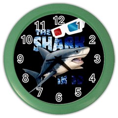 The Shark Movie Color Wall Clocks by Valentinaart