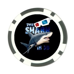 The Shark Movie Poker Chip Card Guard by Valentinaart