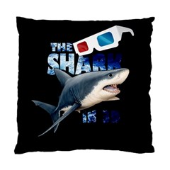 The Shark Movie Standard Cushion Case (two Sides) by Valentinaart