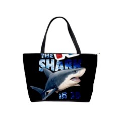 The Shark Movie Shoulder Handbags by Valentinaart