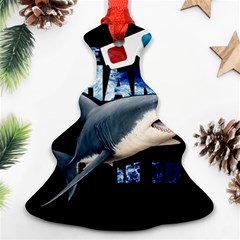 The Shark Movie Christmas Tree Ornament (two Sides) by Valentinaart