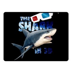 The Shark Movie Double Sided Fleece Blanket (small)  by Valentinaart