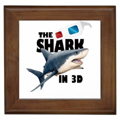 The Shark Movie Framed Tiles by Valentinaart