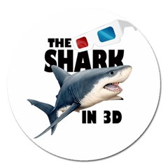 The Shark Movie Magnet 5  (round) by Valentinaart