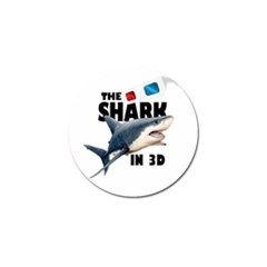 The Shark Movie Golf Ball Marker by Valentinaart