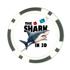 The Shark Movie Poker Chip Card Guard by Valentinaart