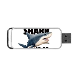 The Shark Movie Portable Usb Flash (one Side) by Valentinaart