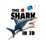 The Shark Movie Double Sided Flano Blanket (Medium)  60 x50  Blanket Front