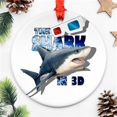 The Shark Movie Ornament (round) by Valentinaart