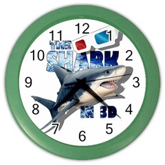 The Shark Movie Color Wall Clocks by Valentinaart