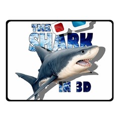 The Shark Movie Fleece Blanket (small) by Valentinaart