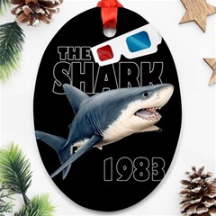 The Shark Movie Ornament (oval) by Valentinaart