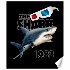 The Shark Movie Canvas 20  X 24   by Valentinaart