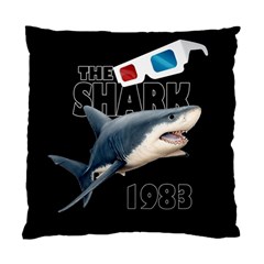 The Shark Movie Standard Cushion Case (two Sides) by Valentinaart