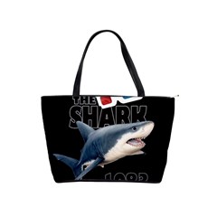 The Shark Movie Shoulder Handbags by Valentinaart