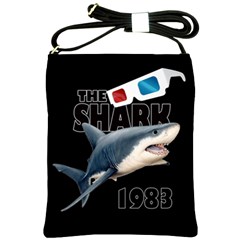 The Shark Movie Shoulder Sling Bags by Valentinaart