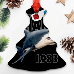 The Shark Movie Christmas Tree Ornament (two Sides) by Valentinaart