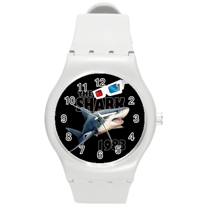 The Shark Movie Round Plastic Sport Watch (M)