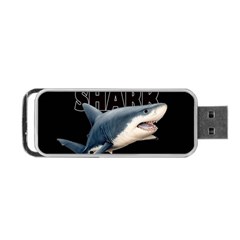 The Shark Movie Portable Usb Flash (one Side) by Valentinaart