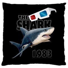 The Shark Movie Standard Flano Cushion Case (one Side) by Valentinaart