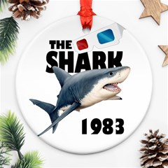 The Shark Movie Ornament (round) by Valentinaart