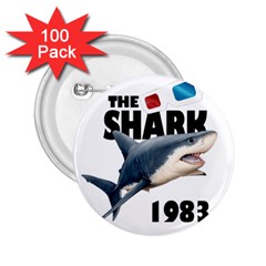 The Shark Movie 2 25  Buttons (100 Pack)  by Valentinaart