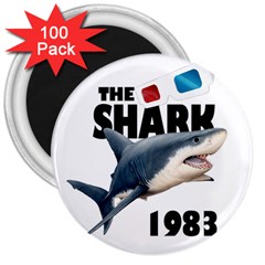 The Shark Movie 3  Magnets (100 Pack) by Valentinaart