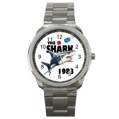 The Shark Movie Sport Metal Watch by Valentinaart