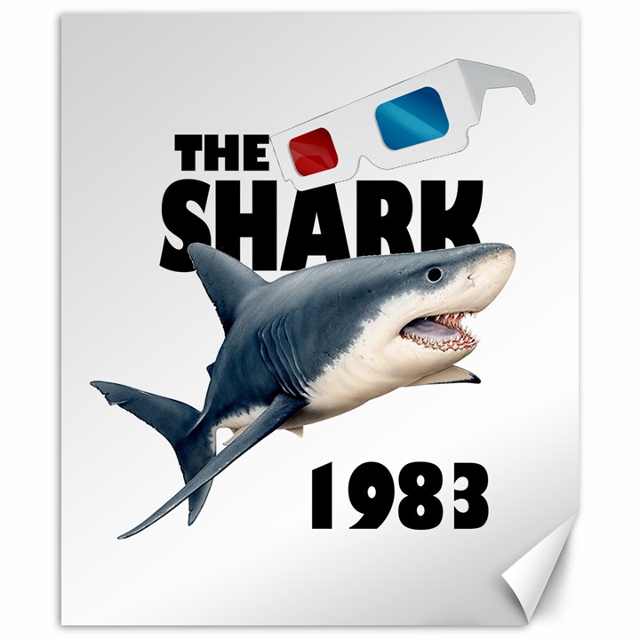 The Shark Movie Canvas 20  x 24  