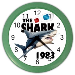 The Shark Movie Color Wall Clocks by Valentinaart