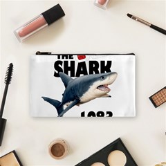 The Shark Movie Cosmetic Bag (small)  by Valentinaart