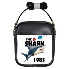 The Shark Movie Girls Sling Bags by Valentinaart