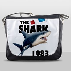 The Shark Movie Messenger Bags by Valentinaart