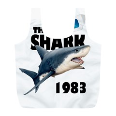 The Shark Movie Full Print Recycle Bags (l)  by Valentinaart