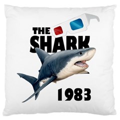 The Shark Movie Standard Flano Cushion Case (one Side) by Valentinaart