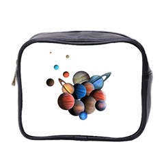 Planets  Mini Toiletries Bag 2-side by Valentinaart