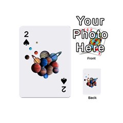 Planets  Playing Cards 54 (mini)  by Valentinaart