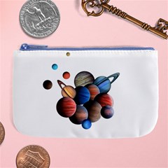 Planets  Large Coin Purse by Valentinaart