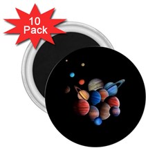 Planets  2 25  Magnets (10 Pack)  by Valentinaart