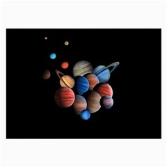 Planets  Large Glasses Cloth