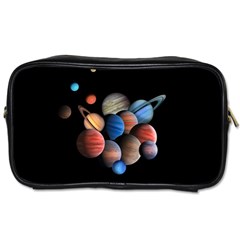 Planets  Toiletries Bags by Valentinaart