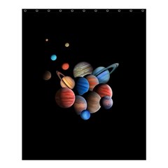 Planets  Shower Curtain 60  X 72  (medium) 