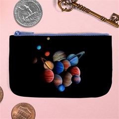 Planets  Large Coin Purse by Valentinaart