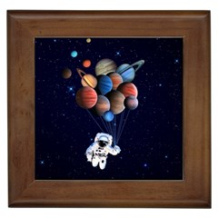 Planets  Framed Tiles by Valentinaart