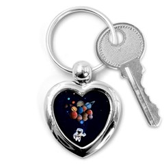 Planets  Key Chains (heart)  by Valentinaart